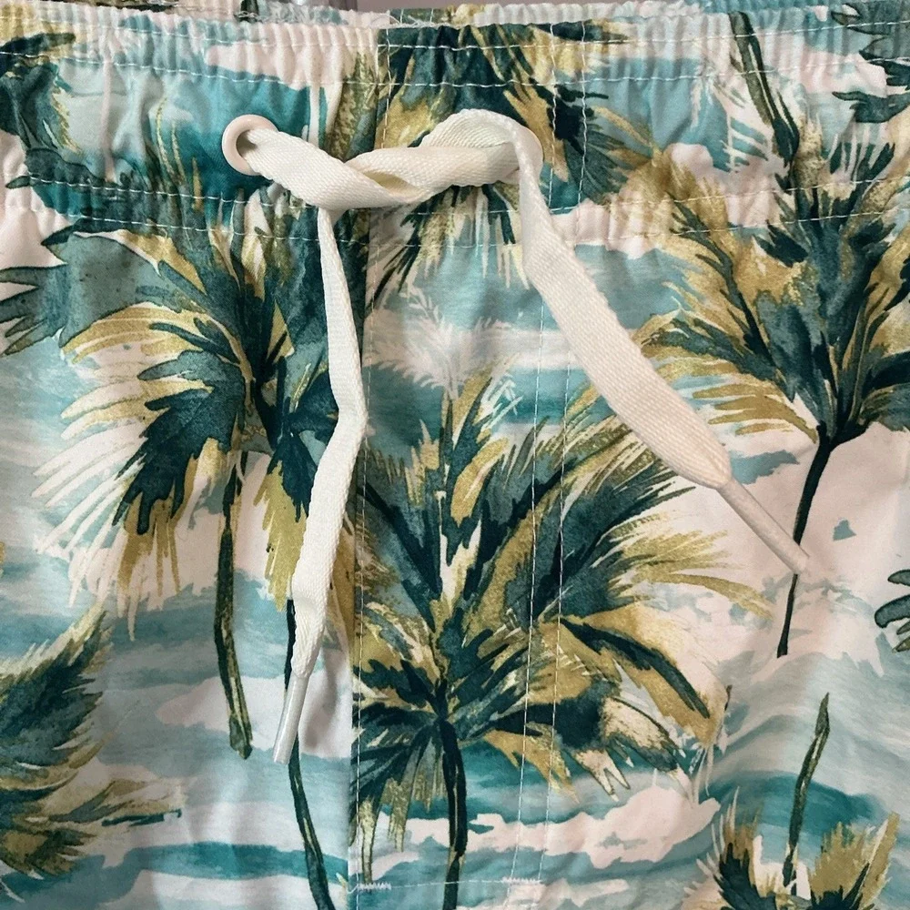 Old‎ Navy Swimming Trunks Shorts Elastic Waist Drawstring 2XL NWT